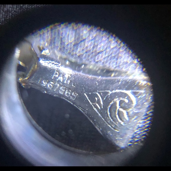 Antique 1930’sWWII Era PAT SILVER & Gold clips 🤩 - Picture 5 of 9